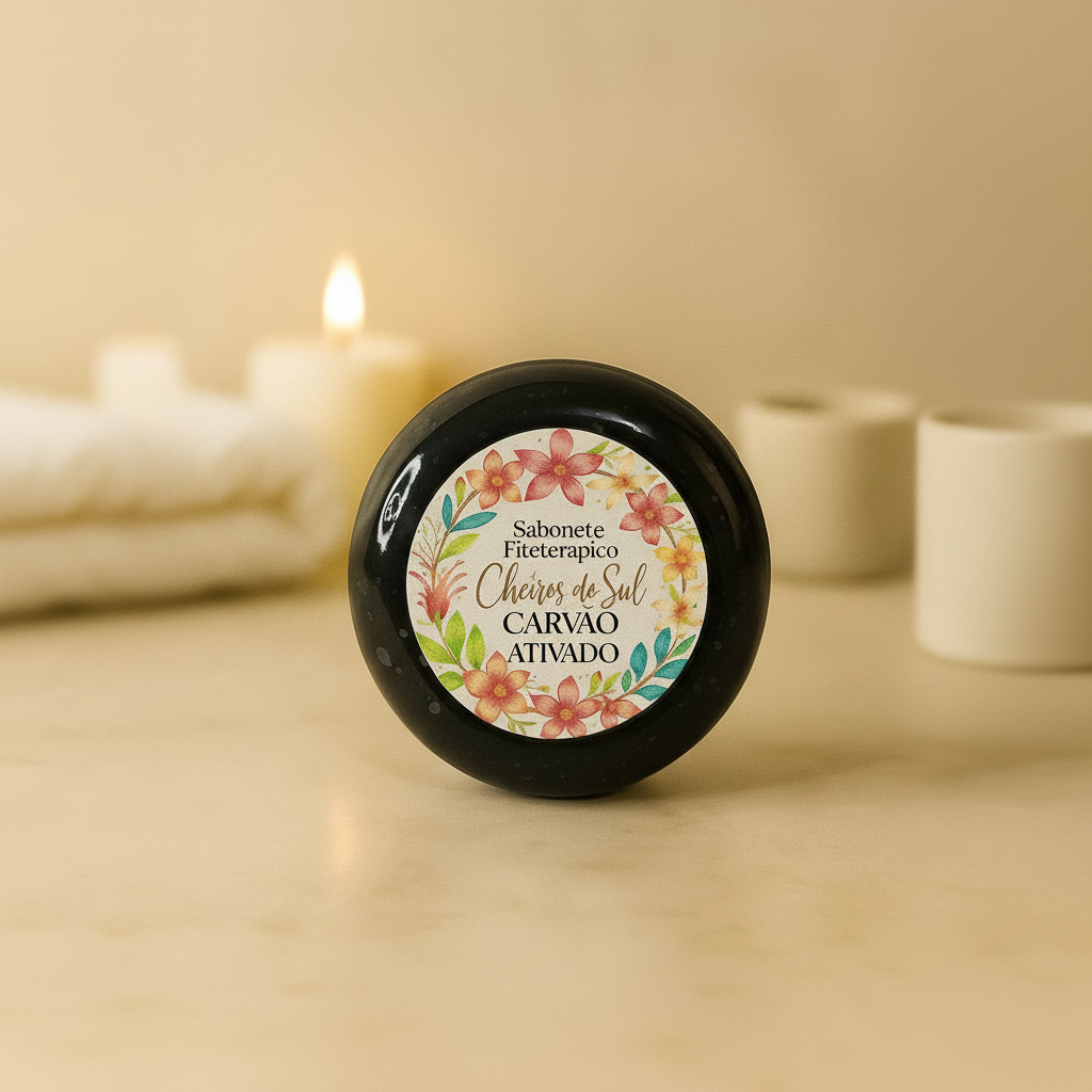 Sabonete de Carvão Ativado
